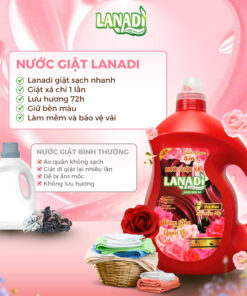 Nước giặt xả lanadi hương quyến rũ