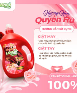 Nước giặt xả lanadi hương quyến rũ