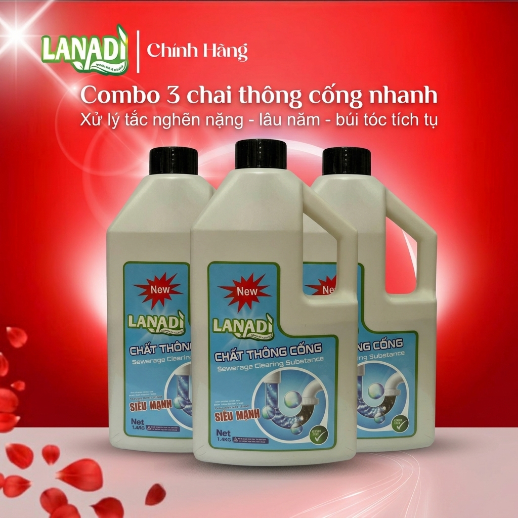nước thông cống Lanadi